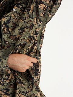 Таир куртка для охоты PRIDE, софт-шелл принт лес