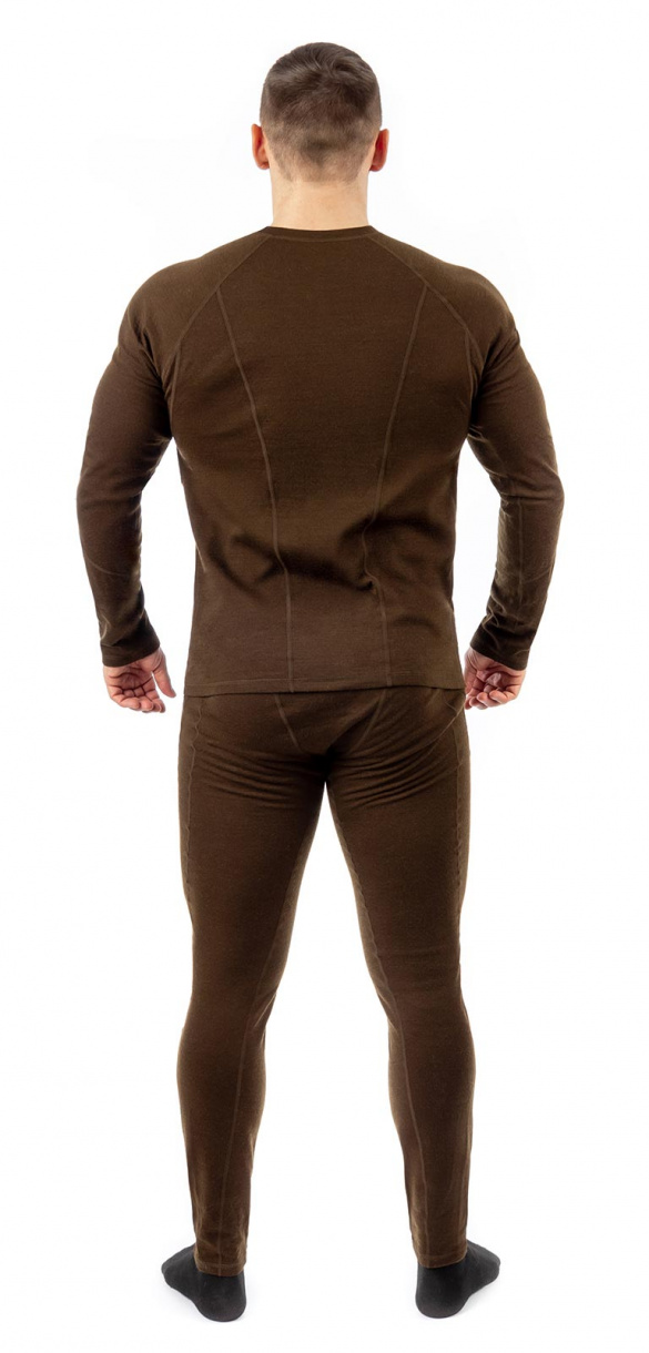 Термобелье Target (Таргет) мужское (шерсть мериноса, коричневый)