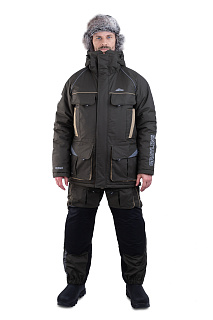 Камчатка МАГМА костюм для рыбалки GRAYLING. зимний хаки