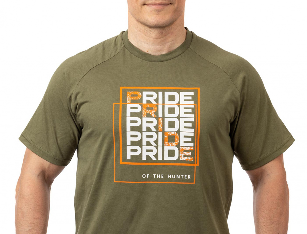 Футболка PRIDE Quadro (Квадро)(хлопок, хаки) PRTS-04KH